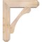 Ekena Millwork Legacy Craftsman Smooth Bracket w/ Offset Brace, Douglas Fir, 7 1/2"W x 28"D x 32"H BKT0806X28X32LEC04SDF - alternate 3